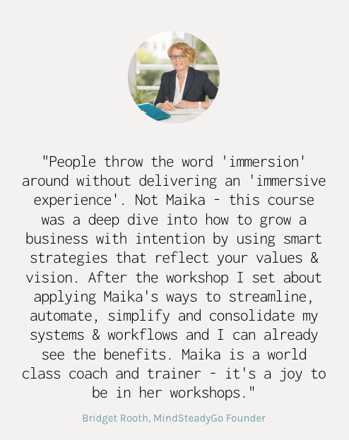 Intentional Business Immersion Bootcamp